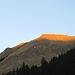 Die Morgensonne erreicht die Üntschenspitze