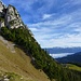 Blick von der Schäferhütte zur Schafbergwand und zur Alp Fros