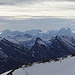 Der Blick über die Churfirsten zu den Glarner Alpen