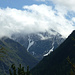 Mit frischem Schnee überzuckert - die wuchtige Nordflanke des mächtigen Schrankogels (Stubaier Alpen)