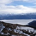 immer wieder geniessen wir den Blick zu den Alpen - übers hartnäckige Nebelmeer