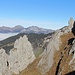 Köpfe in den Lawinenzügen