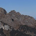 Große und Kleine Klammspitze, Sefelwand und unser "Bisonberg" vom Kuchelberggrat aus gesehen / viste dalla cresta del Kuchelberg.<br /><br />