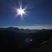Blick zur Zugspitze und zu den Ötztaler Alpen