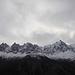 Aiguilles de Chamonix, a destra l' Aiguille du Midi.