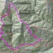 Il tracciato percorso, fatto salvo la salita dall'Alpe Morisciolo alla Cimetta di Orino.