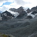 Panoramablick im Abstieg von der Wasulicke. Ganz links in der Mitte liegt die Topalihütte, unser Tagesziel.