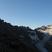 Lumière du matin sur le glacier de valsorey et le mont Vélan