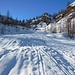 In vista dell'Alpe Misanco la quantità e la qualità della neve aumentano sensibilmente