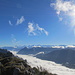 fantastische Aussicht während der Gipfelrast - im Zentrum (Hintergrund) EMJ