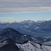 Lacherspitz: Blick nach O, links vom Unterberghorn sind Hocheisspitze und Watzmann