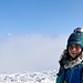 Au sommet, petite ambiance patagonienne avec le brouillard givrant.