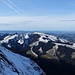 Die nördliche Alpsteinkette wirft zur Zeit einen langen Schatten: Blick zum Kronberg.