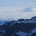 Föhnwolken über dem Rheintal. Im Hintergrund die Vorarlberger Alpen.