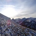 Kurz vor dem Gipfel, Kamor, im Hintergrund der Alpstein.