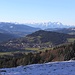 Blick von der Kalzhofner Höhe ins Westallgäu