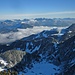 Blick in die Chiemgauer Alpen, rechts der Brünnstein.