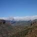 Passatwolken an der Cumbre ob Tejeda.