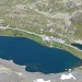 Passo del Flüela, 2383 metri, con il Schottensee (lago grande) e lo Schwarzsee (lago piccolo) 