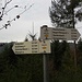 Wegweiser Tännich