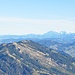 Blick von Rigi Kulm über den Rossberg auf den Alpstein.