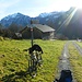 An der Alpe - herrlich warm ist's bereits :)
