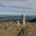 Grenzstein auf dem Wildspitz.