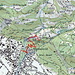 Plan vom Felspfad Alpbachschlucht