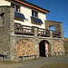 die attraktive Aussichts-/Sonnenterrasse der Capanna