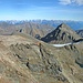 Gipfelblick zur Rotgrubenspitze, sowie über Seejoch und Peiderspitze ins Karwendel.