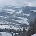 Das Untere Toggenburg im Winterkleid: Blick von Schwanden auf St. Loretto bei Lichtensteig