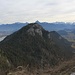 Blick vom Falkenstein auf den Zirmgrat, Ammergauer und Zugspitze
