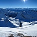 Gipfelpanorama über Berner und Walliser Alpen