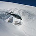 Gletscherloch im Aufstieg zum Wildstrubel