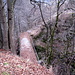 il ponte che permette l'attraversamento della gola per poi andare a San Carlo di Negrentino