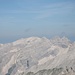 Die Höchsten des Karwendels, herangezoomt: vlnr Westliche, Mittlere und Östliche Ödkarspitze - Birkkarspitze - Kaltwasserkarspitze