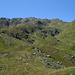 Gratwanderung über Alpgelände zur Pointe Ronde 2700 m (etwas links der Mitte)