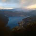 Si aprono scorci fantastici sul Lago di Lugano