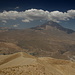 Bazm Chal - Ausblick am Gipfel in etwa nördliche Richtung zum alles überragenden Damavand.