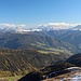 Blick nach Süden zu den Dolomiten