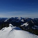 Kleiner Traithen: Blick nach W mit Zugspitze und Karwendel