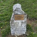 Gedenkstein für Xaver Beck, der hier wohl bei einer unerlaubten Jagd vom fürstlichen Jäger erschossen wurde.  