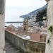 Amalfi, vista dopo le prime scale......