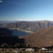 Panorama dal Monte Palanzone verso Laglio e il Lago di Como