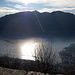 lago Maggiore sovrastato dal Gambarogno e dal Tamaro