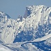 Nochmals ein close-up der schneegekleisterten Gamsberg Südostflanke