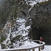 Abfahrt bzw. Abstieg durch die Tunnel der Ebnerklamm