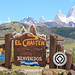 Endlich sind auch von El Chaltén ("Capital nacional del Trekking") Cerro Torre und Fitz Roy zu sehen