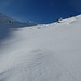 Im Aufstieg Obere Ruchweid. Jetzt muss ich selber spuren