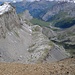 Bitte auf das Bild klicken zwecks Vergrößerung : Ganz unten am temporären Seeli liegt Schwarenbach, links oben das Felsenhorn.
